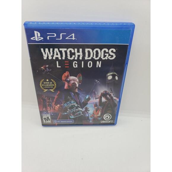 Watch Dogs Legion PS4 Video Game Complete Case Disc Upgradeable to PS5 Ubisoft - Picture 1 of 5